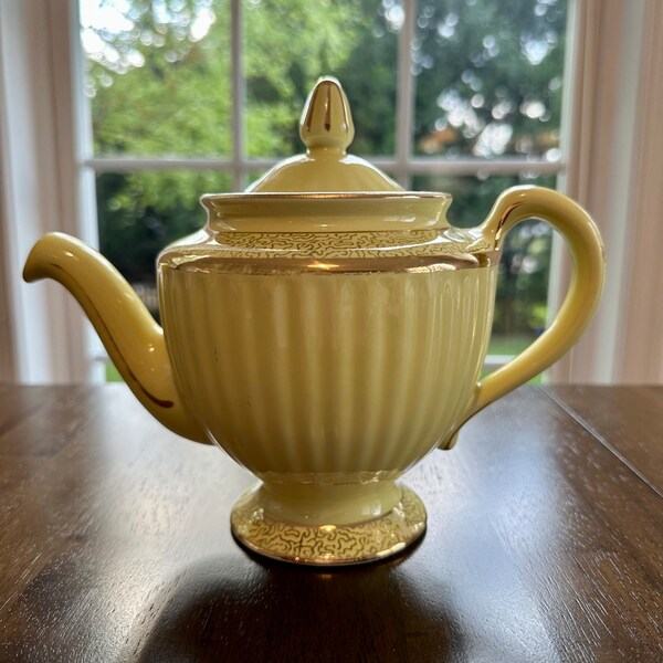 Yellow Teapot Etsy