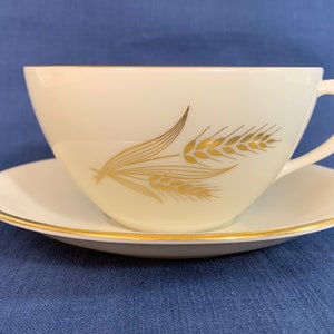 Lenox Wheat Rare Oversized Teacup and Saucer