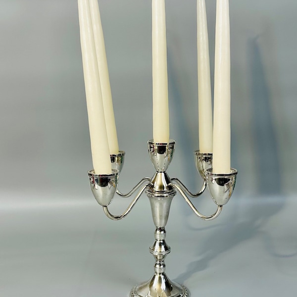 Duchin Sterling Convertible 5 Light Candleabra