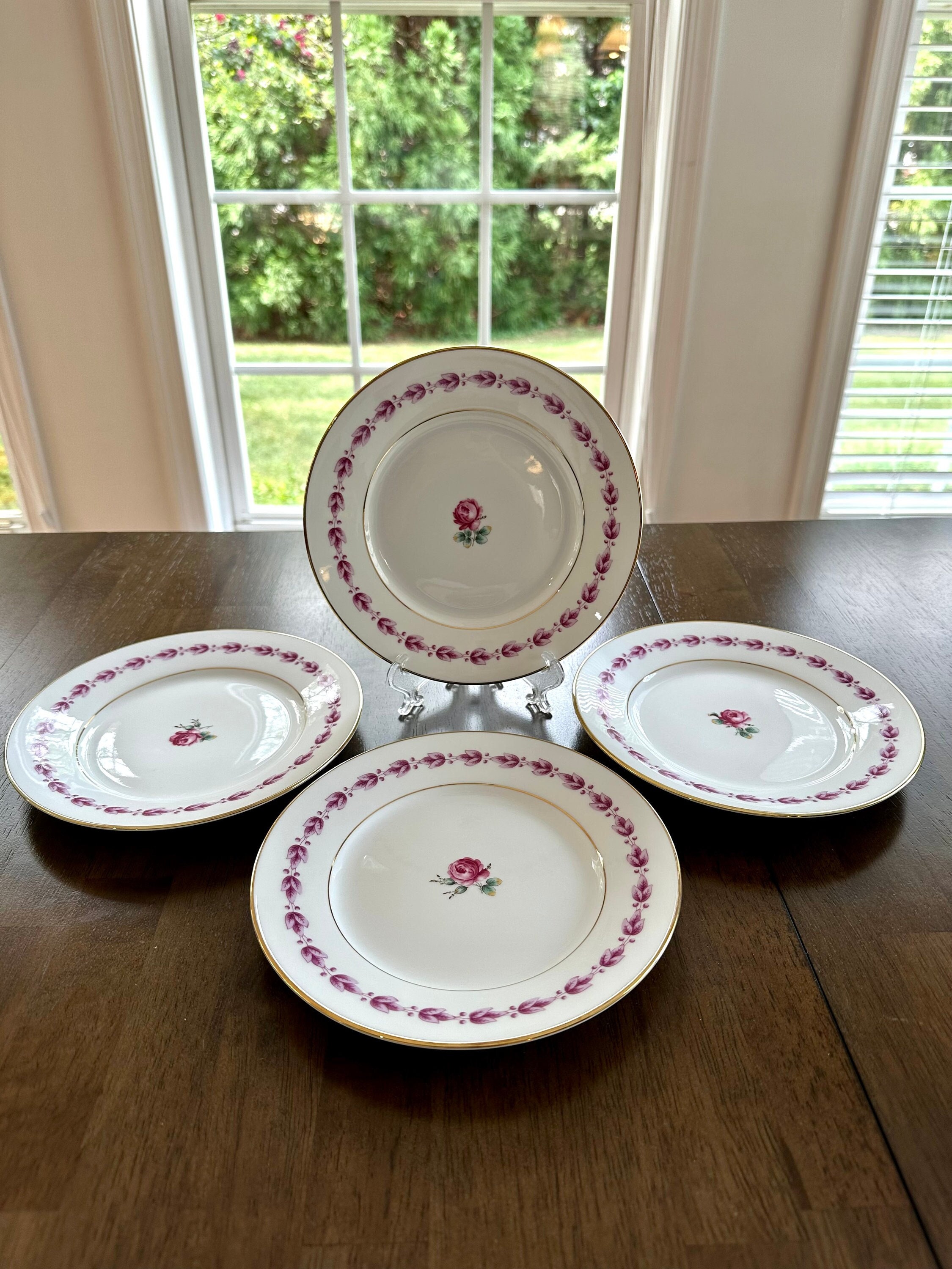 4 Richard Ginori Camelia Salad Plates - Etsy