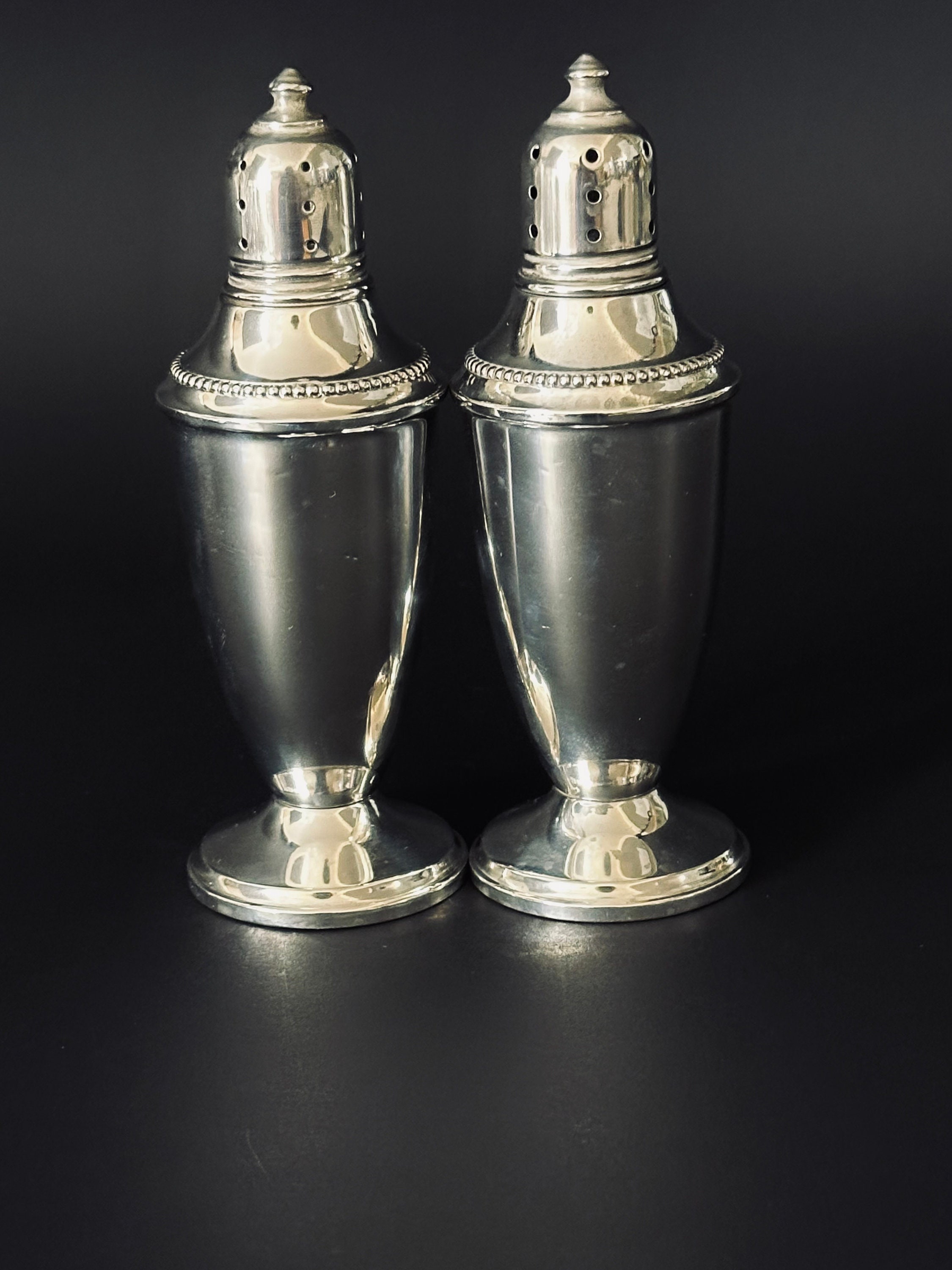 Revere Silversmith Salt and Pepper Shakers - Etsy Finland