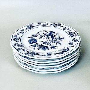 Blue Danube Set of 6 Bread Plates Older Mark
