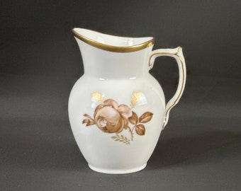 Royal Copenhagen Brown Rose Creamer