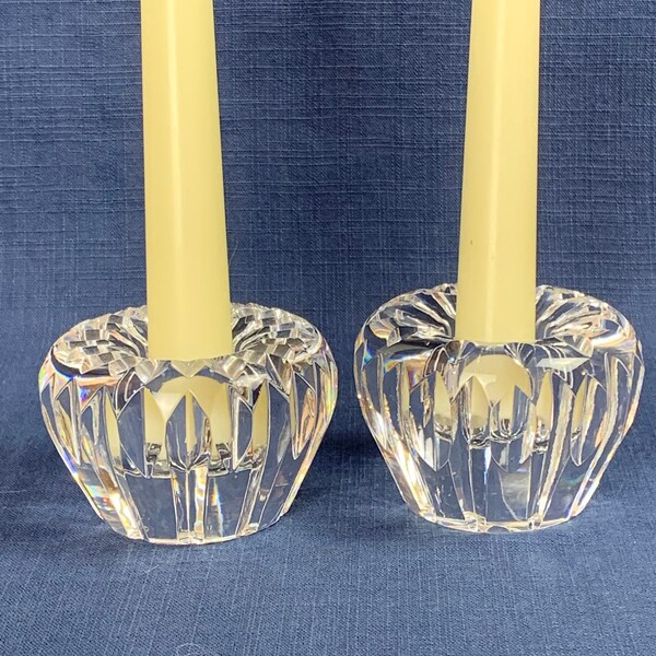 Waterford Crystal Candle Holder Etsy