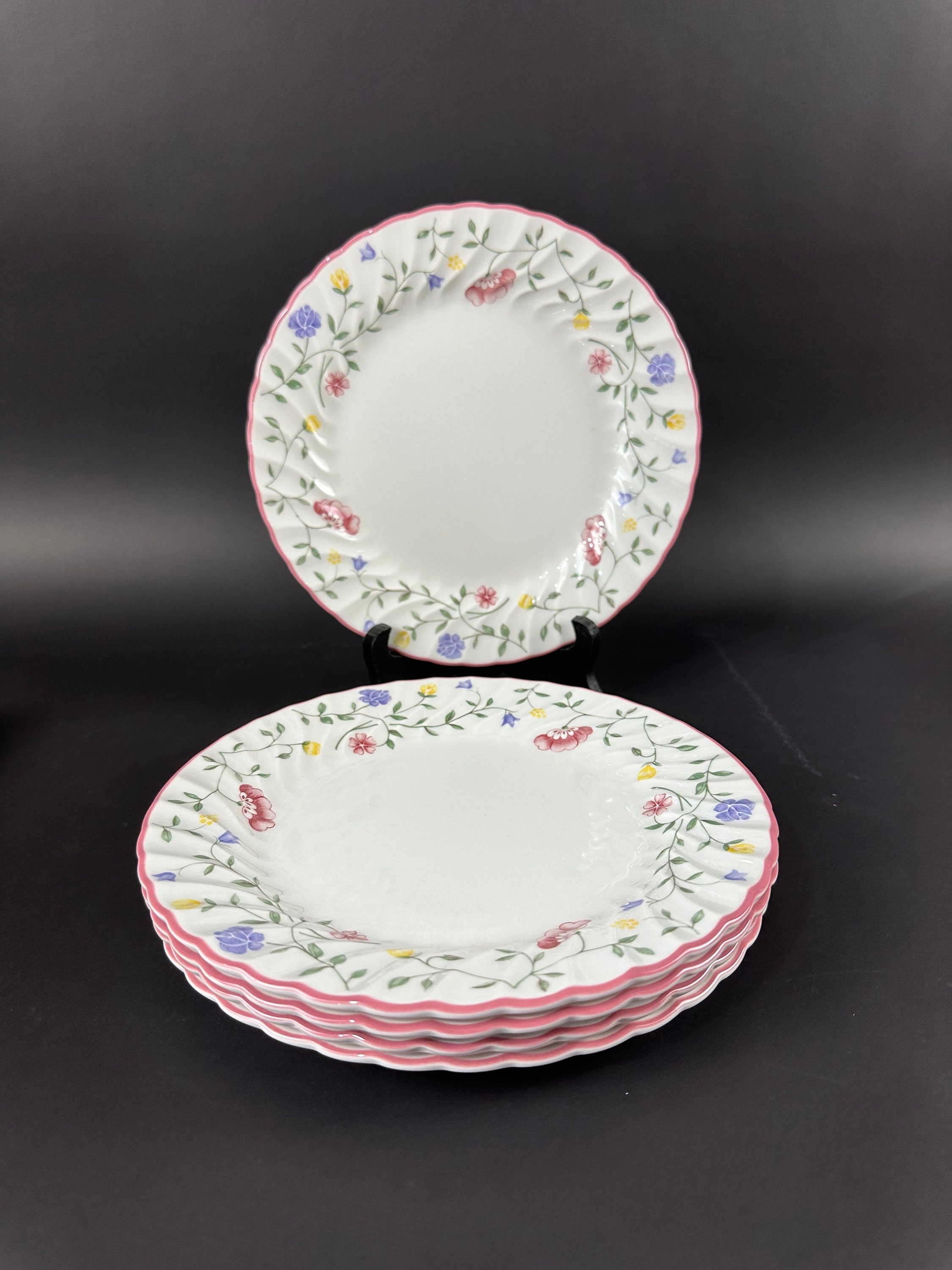 Five Johnson Brothers “summer Chintz” Luncheon Plates India