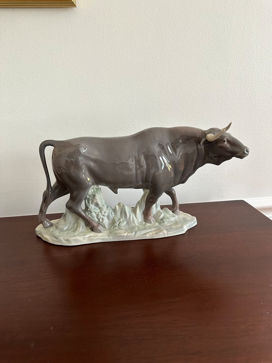 Lladro Black Bull - Etsy