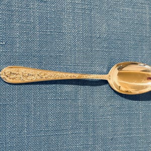 Stieff Corsage Sterling Silver Teaspoon - 5 O’Clock Spoon