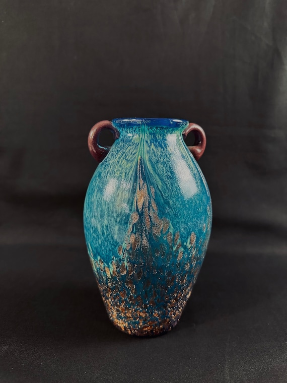 ♢Dale Tiffany フラワーべース♢デール ティファニー　アートガラス Dale Tiffany Favrile Art Glass Vase - Etsy