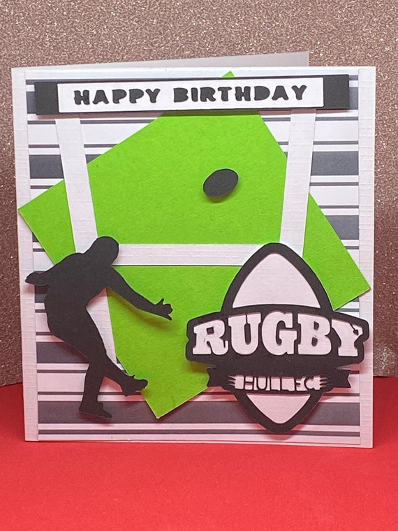 Rugby League / Union Birthday Card - Etsy