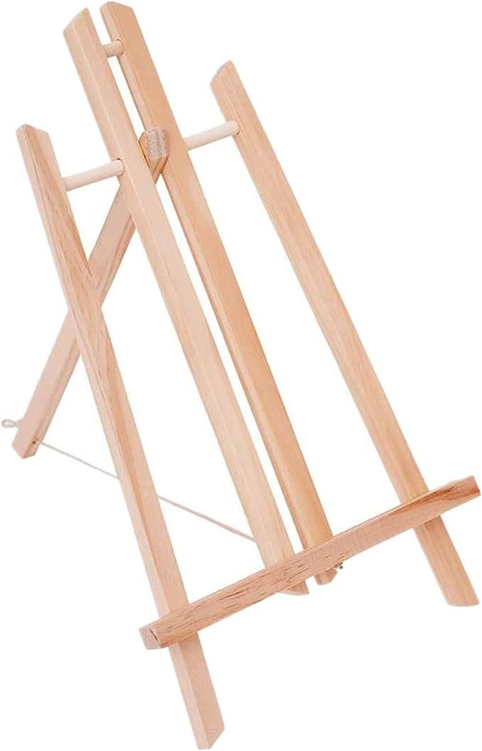 150 Pcs 5 Mini Wood Display Easel Small Easel Stand Artist Painting Party  Tripod Easel Tabletop Easel Stand for Small Painting Canvases, Kids Crafts