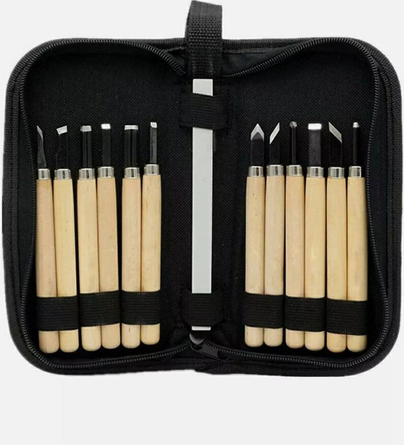 Wood Carving Hand Chisel Tool Set Professional Woodworking L Etsy