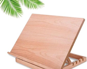 Tabletop Easel A2/A3 Painting Easel with Smooth Surface, Adjustable Angle Art Easel for Artists, Children, Beginners & Student