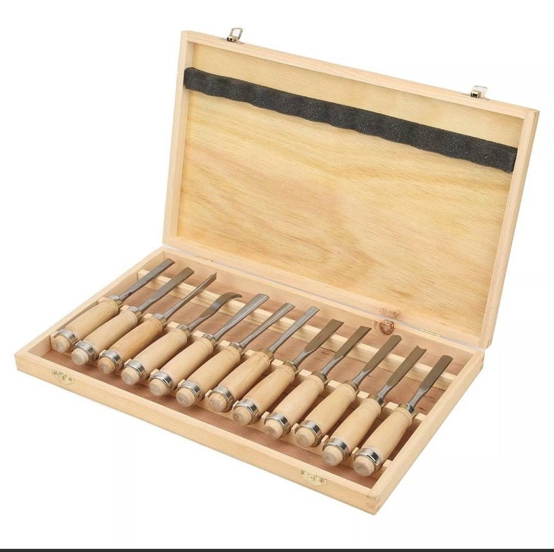 Wood Carving Hand Chisel Tool Set Professional Woodworking L Etsy