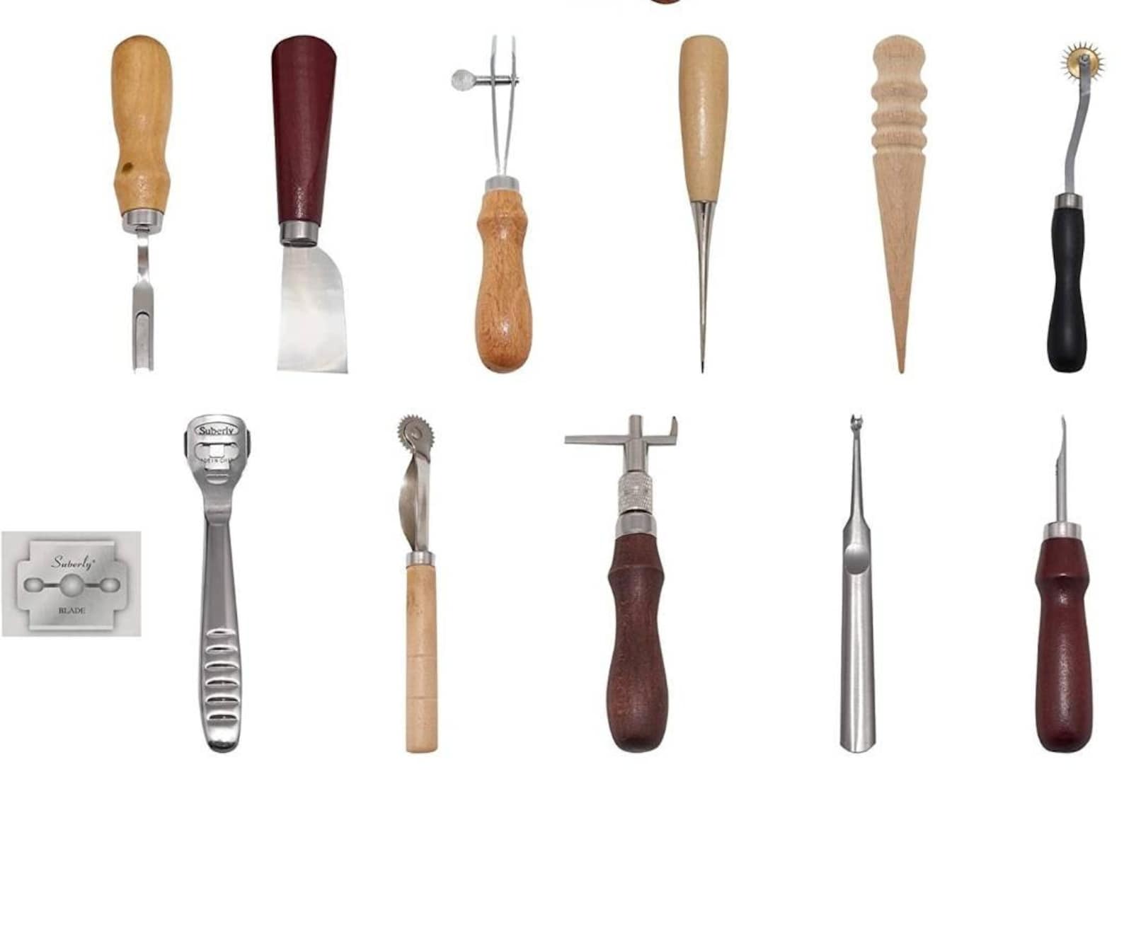 Leather Craft Tools Leather Working Tools Kit With Custom Etsy