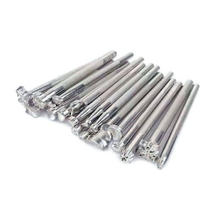 20pcs/Set Leather Working Saddle Making Tools Carving Leather Craft Stamps Tool