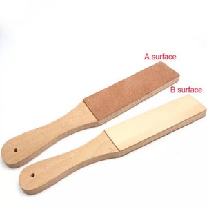 Dual Sided Leather Blade Strop Knife Razor Sharpener Fast shipping from USA