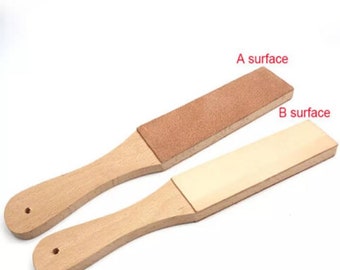 Dual Sided Leather Blade Strop Knife Razor Sharpener Fast shipping from USA