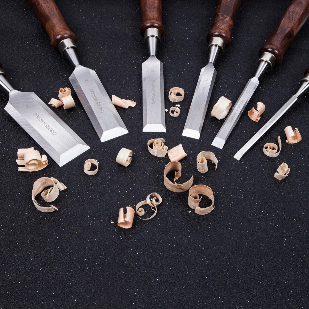 6PCS Wood Chisel Set Carving Knife Woodworking Tools - Etsy
