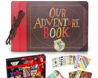 Pixar Movie Up Our Adventure Book DIY Scrapbook My Travel Memories Photo Album