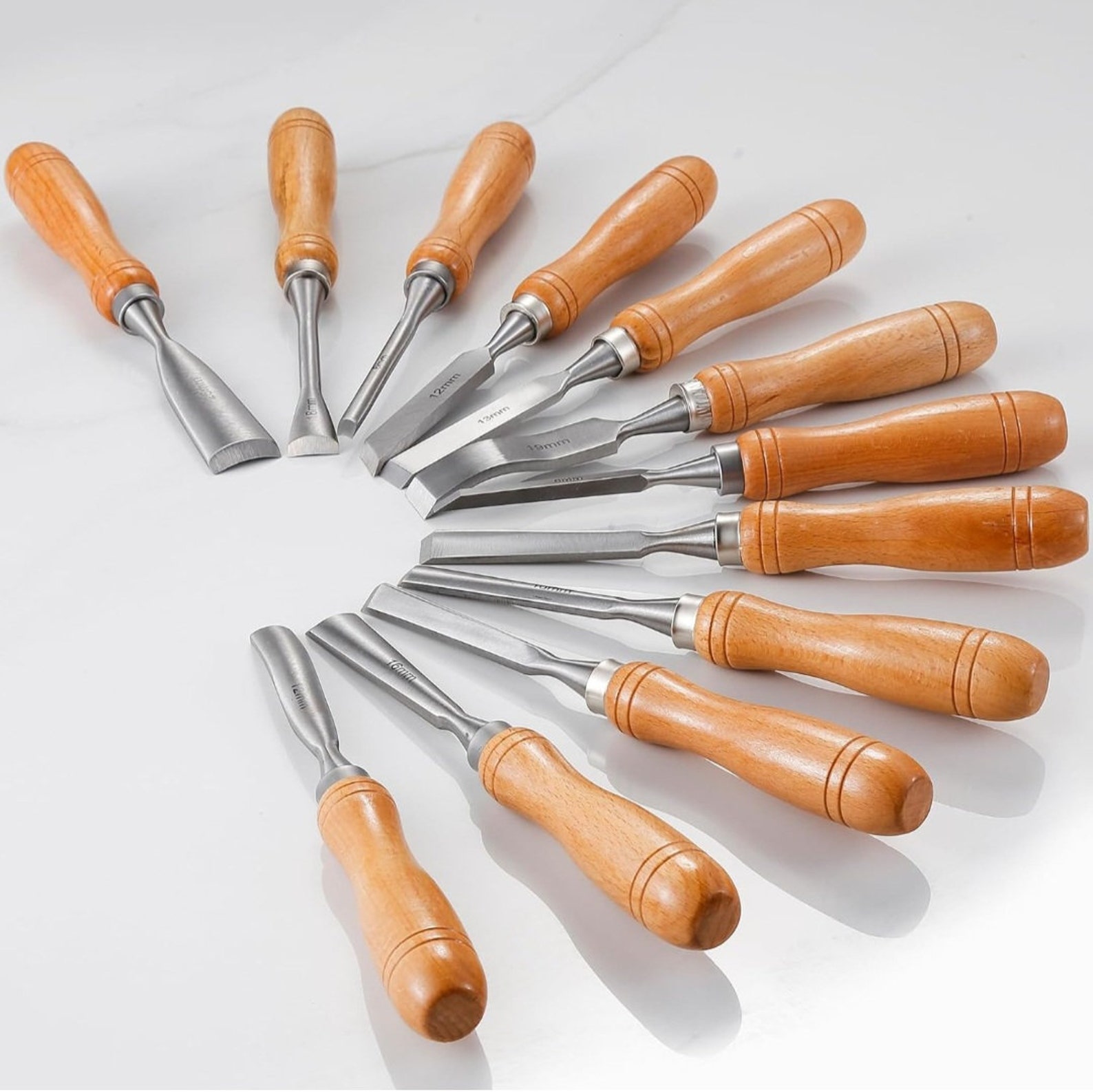Wood Carving Hand Chisel Tool Set Professional Woodworking L 12 PCS - Etsy