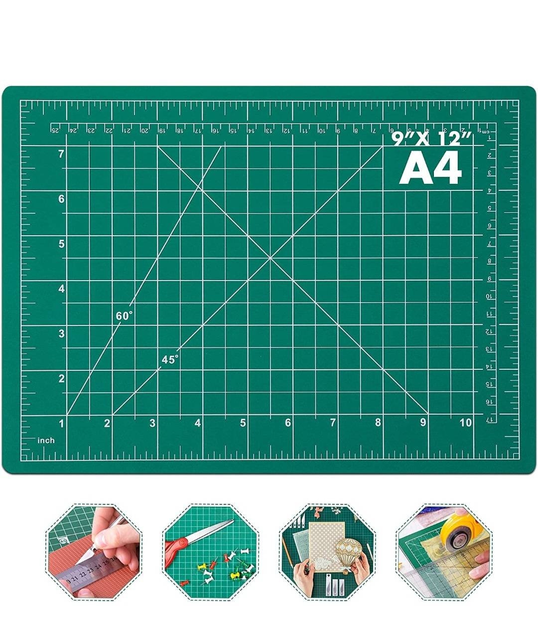 Rotary Cutting Mat 24 X 36 ,double Sided Cutting Mat, Self Healing Rotary  Cutting Mat, Large Rectangular Craft Mat 