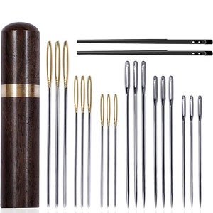 3pcs Leather Sewing Needles Triangle Tip Needles