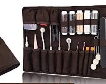 Leather Working Tools Leather Sewing Kit Leather Craft Tools with Storage bag