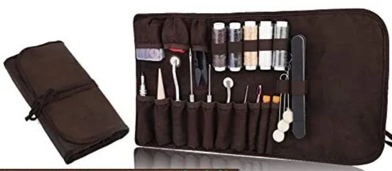 Leather Craft Tools Leather Working Tools Kit with Custom Storage