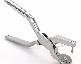Leather Hole Punch Hand Pliers Belt Holes 6 Sized Punches Tool