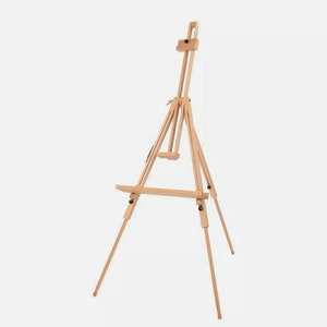 Adjustable Height Professional Folding Durable Art Wooden Easel Sketch Artist Painters Tripod Stand for Painting Supplies Easels