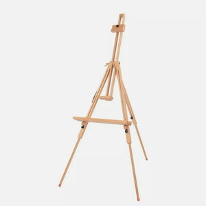 Adjustable Height Professional Folding Durable Art Wooden Easel Sketch Artist Painters Tripod Stand for Painting Supplies Easels