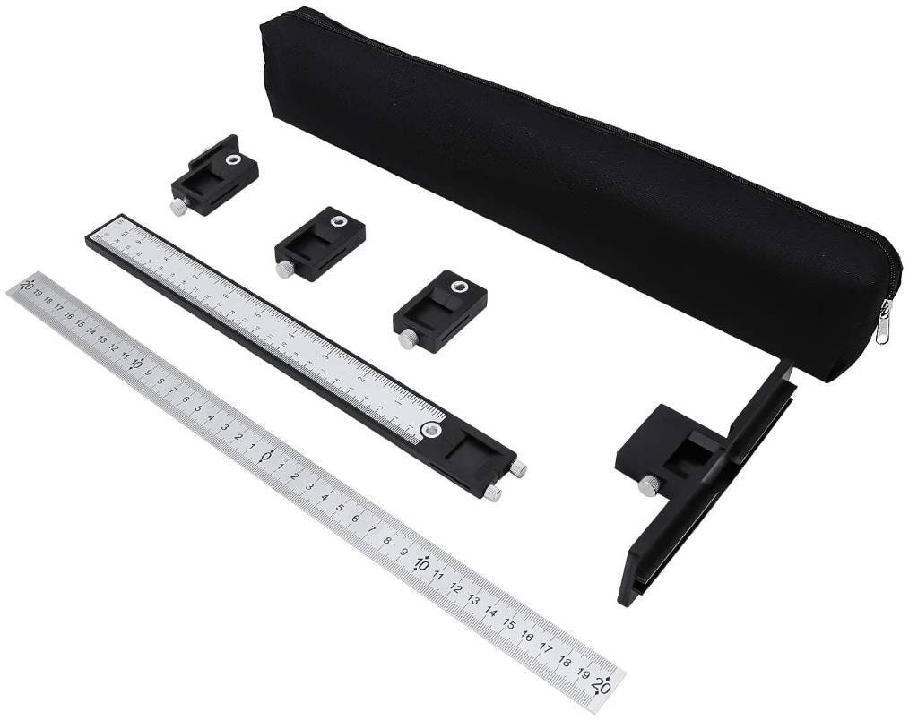 Cabinet Hardware Jig Tool - Adjustable Punch Locator Drill