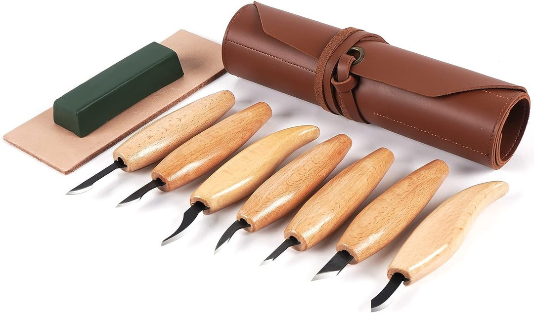 12piece Wood Carving Kit for Beginners and Experts Complete With Tools