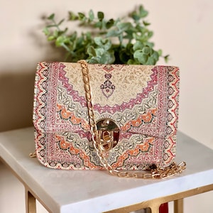 Bohemian crossbody purse hot sale