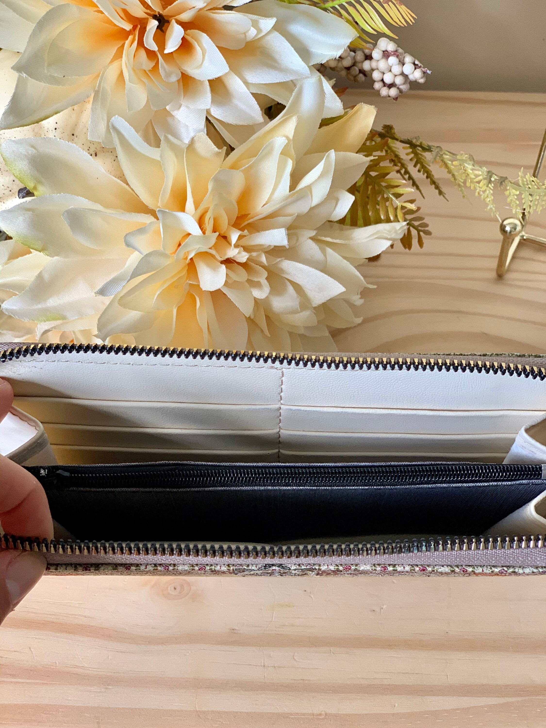 Boho Zip Wallet for Womenwoven Fabric Zipper Wallet Big Etsy