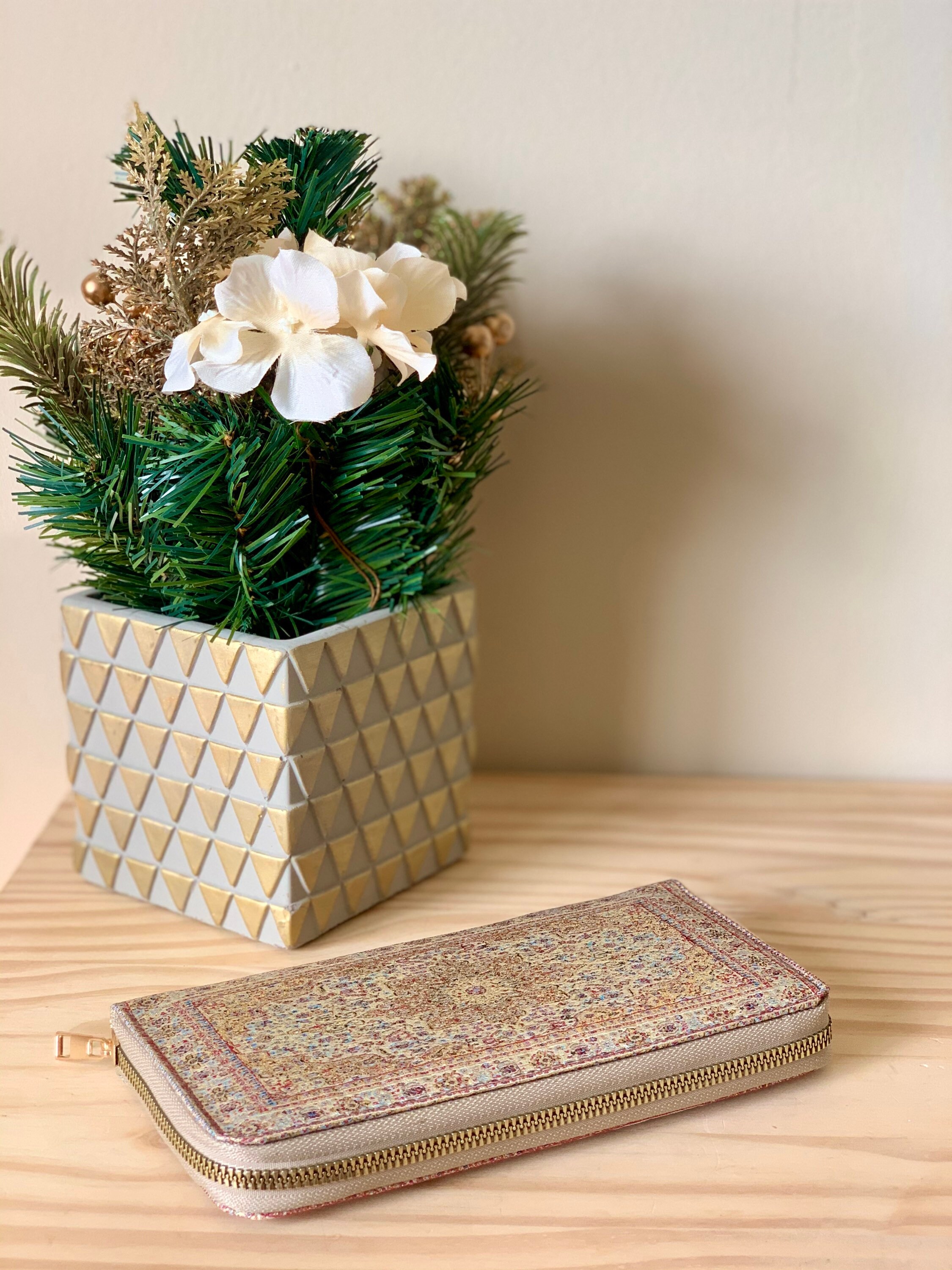 Boho Zip Wallet for Womenwoven Fabric Zipper Wallet Big Etsy