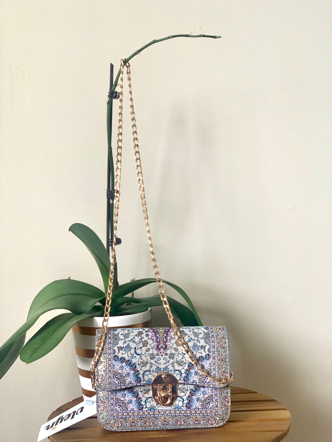 Women's Crossbody Mini Bag in Beautiful Fabric ethnic Etsy