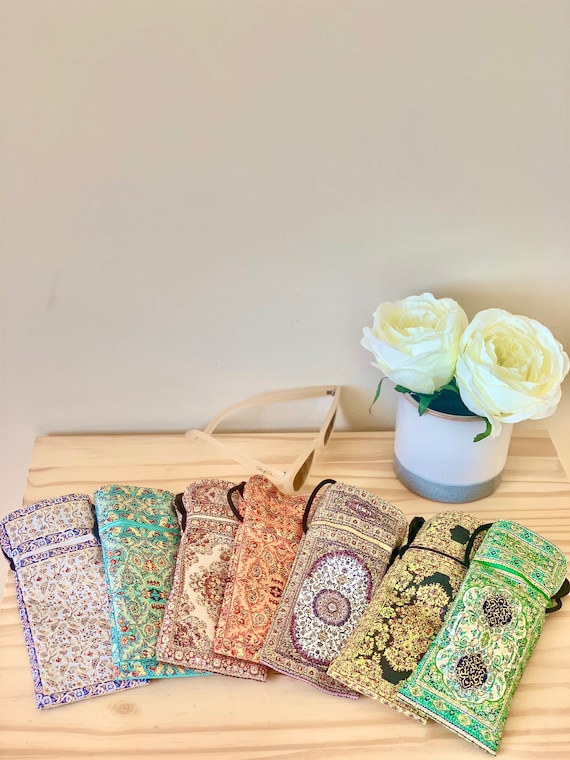 Buy Handwoven Fabric Glasses Case Boho Sunglass Cases Vegan