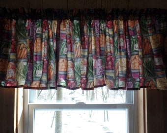 Vegetable Curtains Etsy