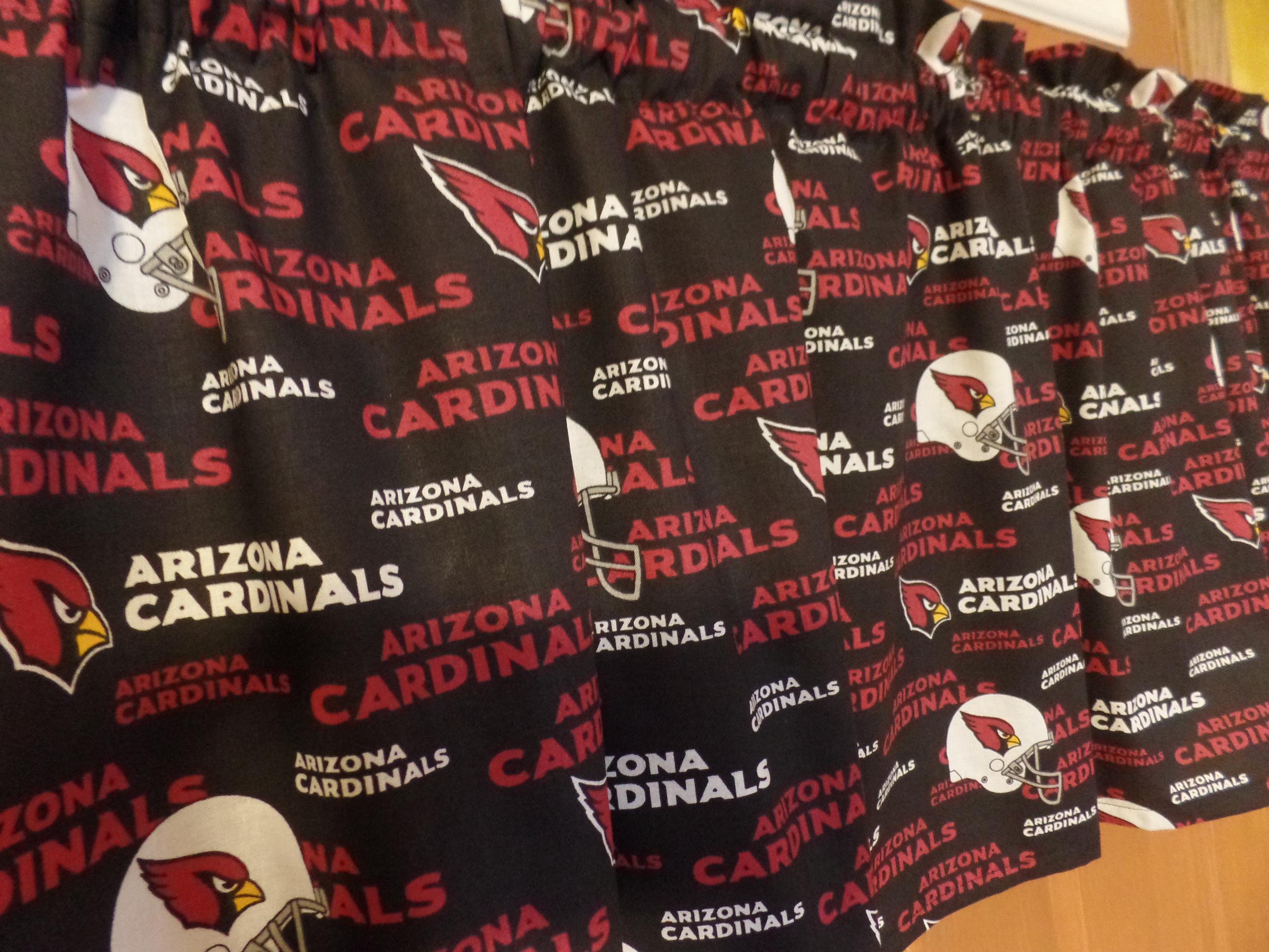 Arizona Cardinals Valance: NFL Football Window Topper (56