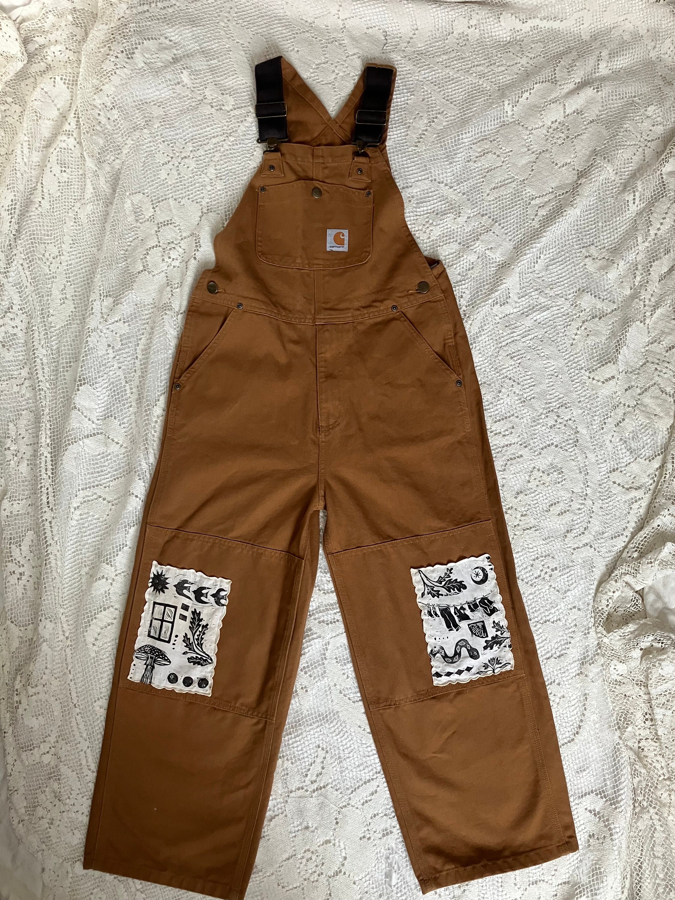  Carhartt Baby Boys' & Toddler Washed Dungaree Work Pants,  Brown, 6 Months: Infant And Toddler Pants: Clothing, Shoes & Jewelry