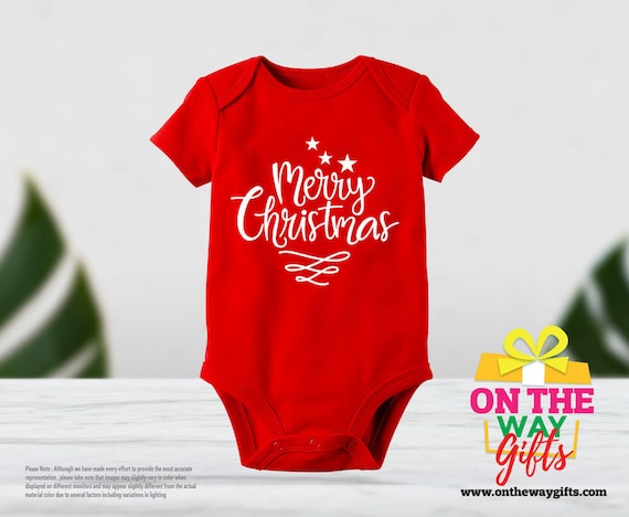 personalised christmas baby clothes
