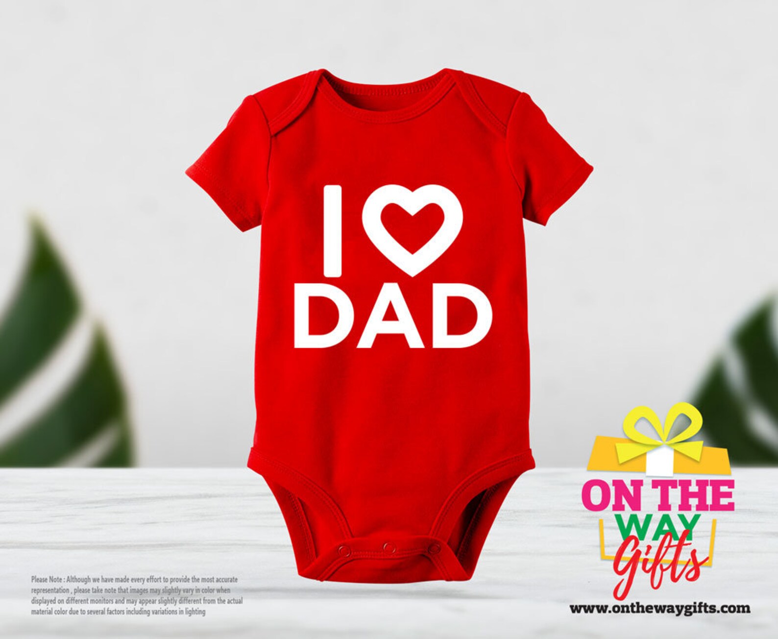 I love Dad custom Baby Onesie® personalised baby bodysuit Etsy