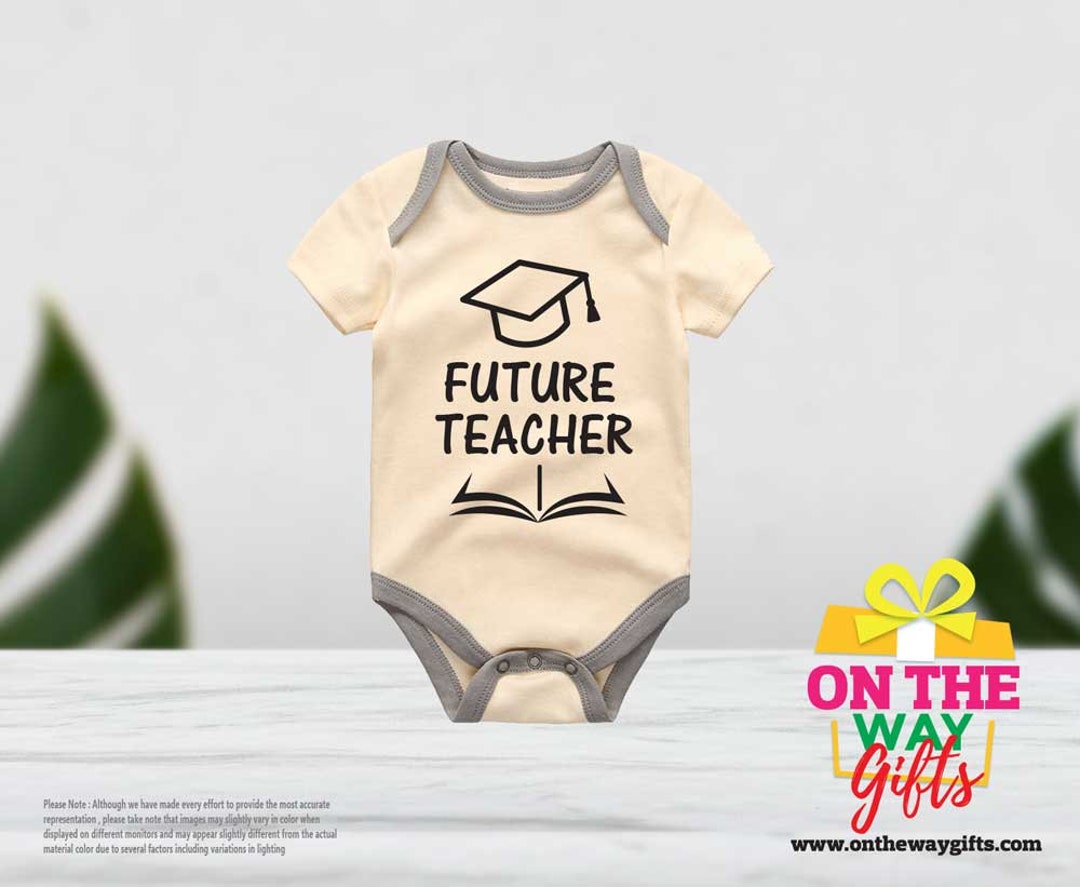 Future Teacher Baby Onesies® Custom Baby Onesie® Etsy