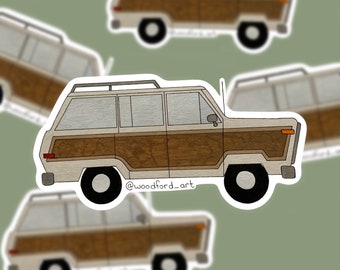 1987 Jeep Wagoneer Pegatina