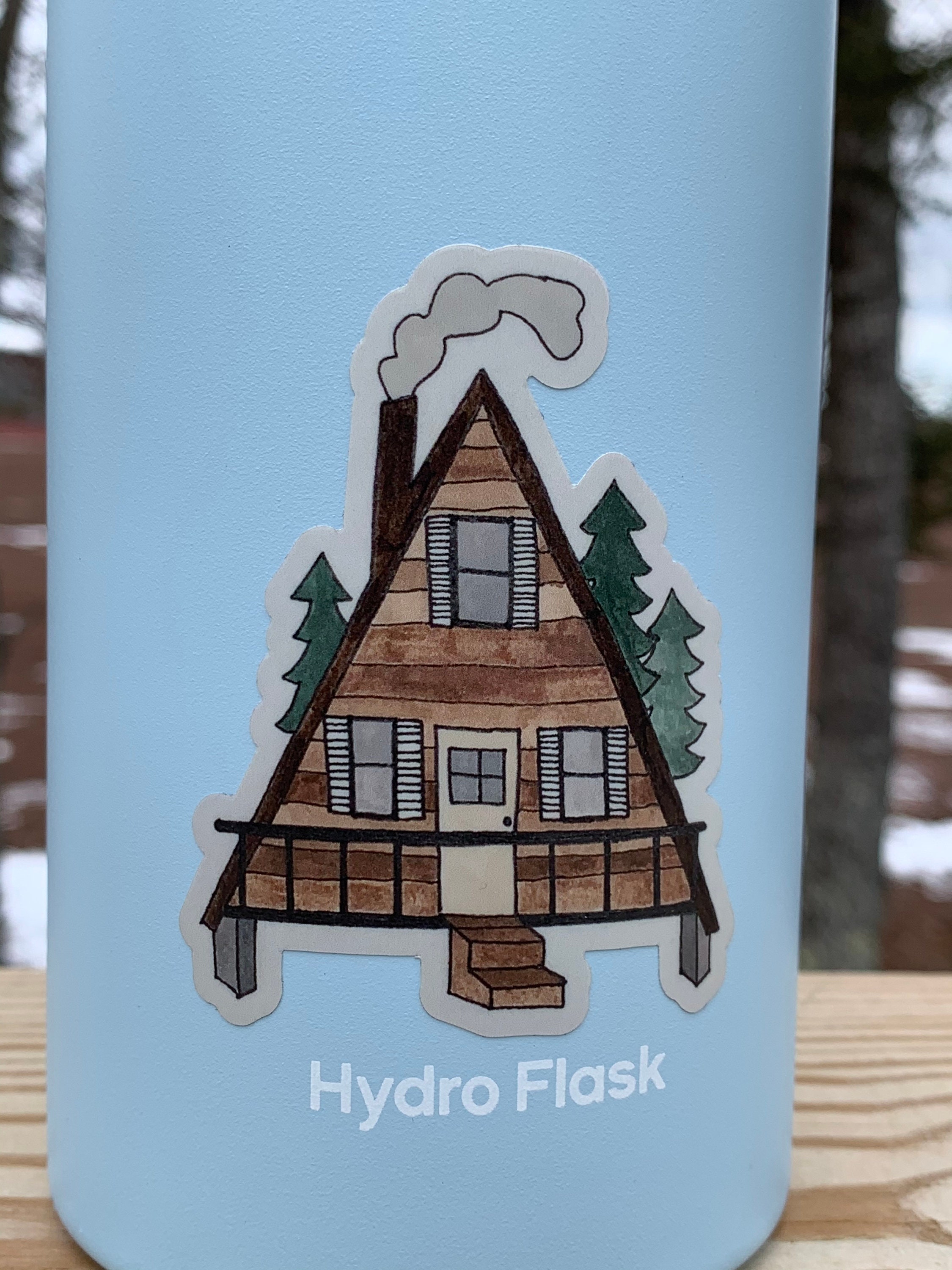 A-frame Cabin Sticker - Waterproof, Weatherproof Vinyl Decal - Etsy