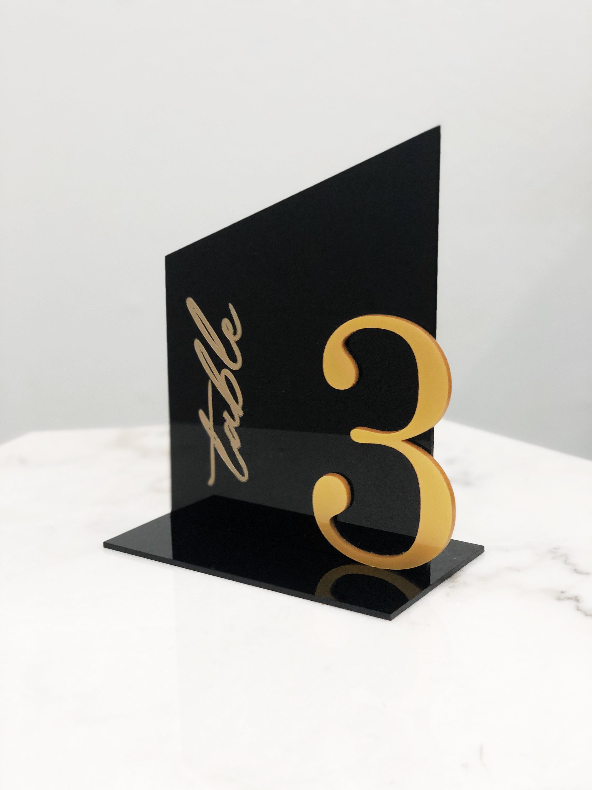 6PCS ACRYLIC TABLE NUMBERS Etsy