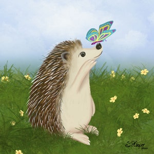 Hedgehog & Butterfly