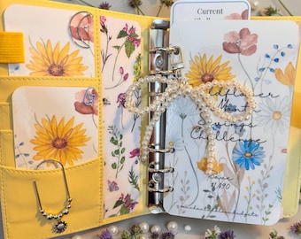 Carpeta de ahorros de 12 meses / Carpeta de presupuesto Wildflower /