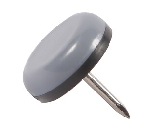 Chair Leg Floor Protectors 19mm Diameter 5mm Thick Nail In Glides